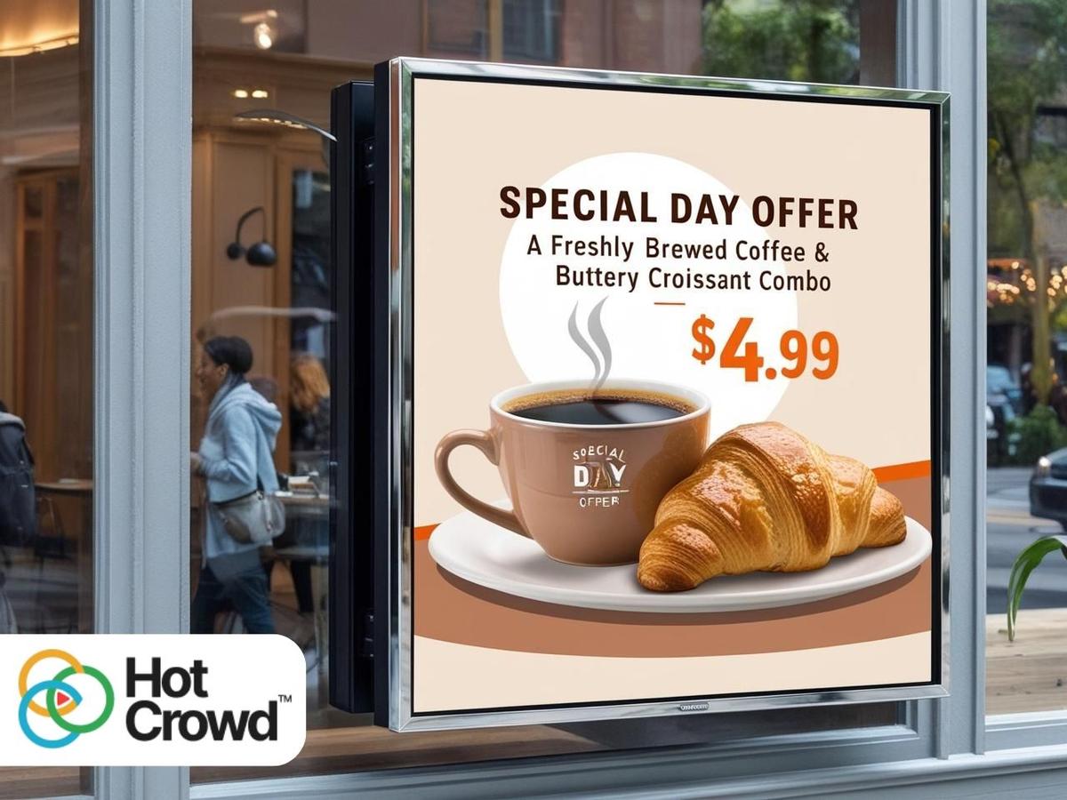 LCD vs LED Window Signage: Which is Best